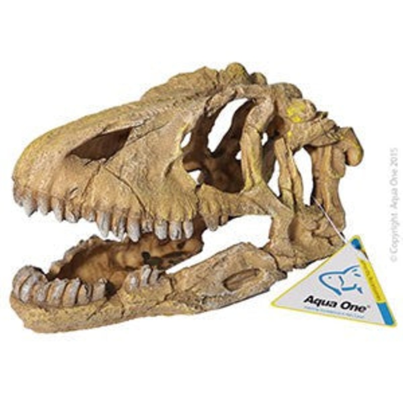 Aqua One Ornament Dinosaur Skull 23.4×10.5×13.5cm