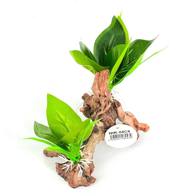 Zhen De Decoration – Wood w/ Plants – NIK-04C