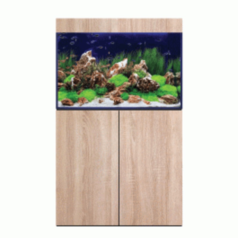 D&D Aqua-Pro Freshwater 900 Aquarium and Platinum Oak Cabinet