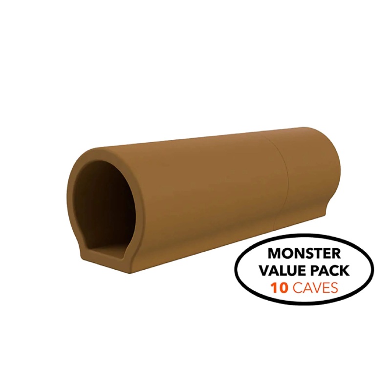 Ezyaqua Ezycave Ezycave Value 10 Pack – Light Brown / Round