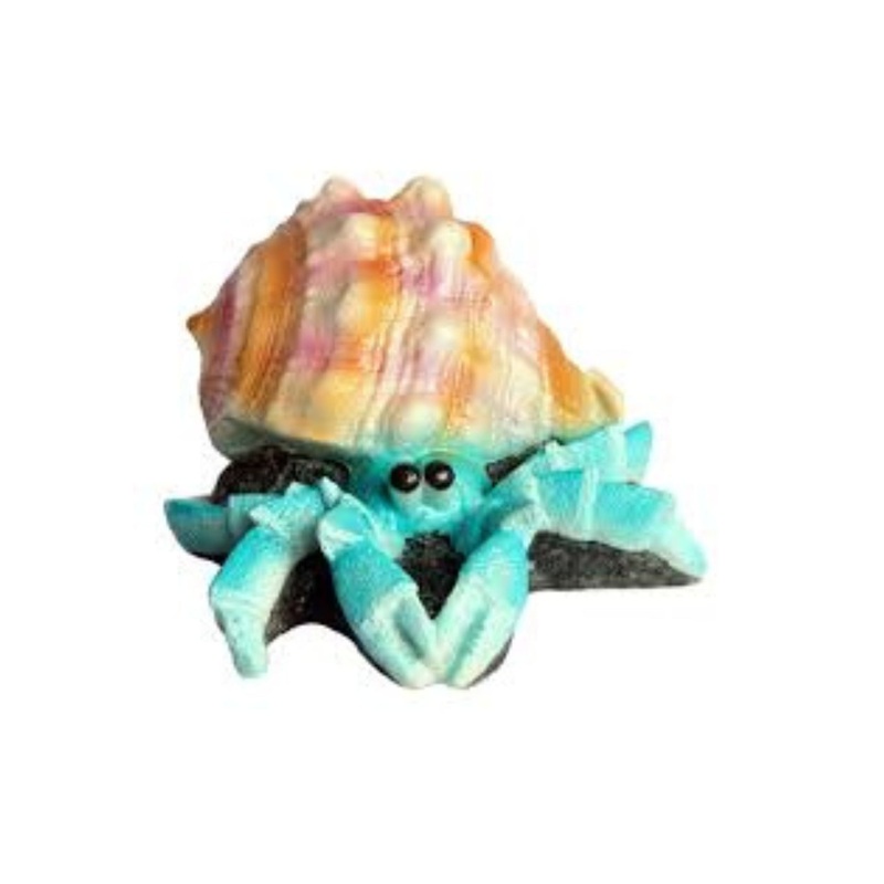 Ornament Giant Hermit Crab Blue 12x13x7.5cmh