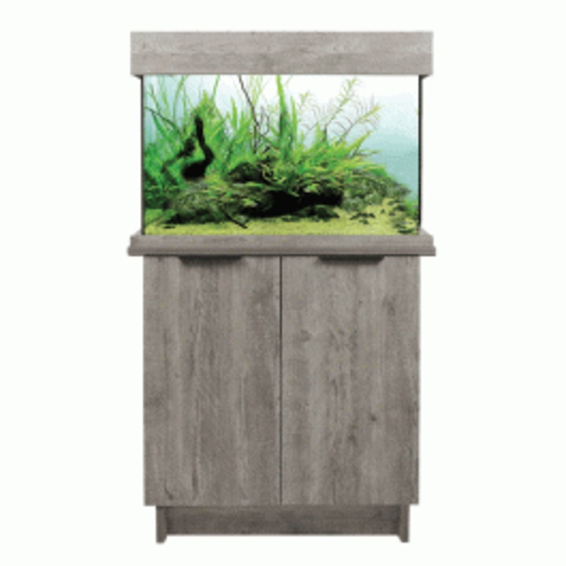 Aqua One OakStyle 145 Aquarium & Urban Grey Cabinet