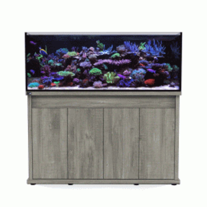 D&D Reef-Pro 1500S Aquarium with Driftwood Concrete Cabinet