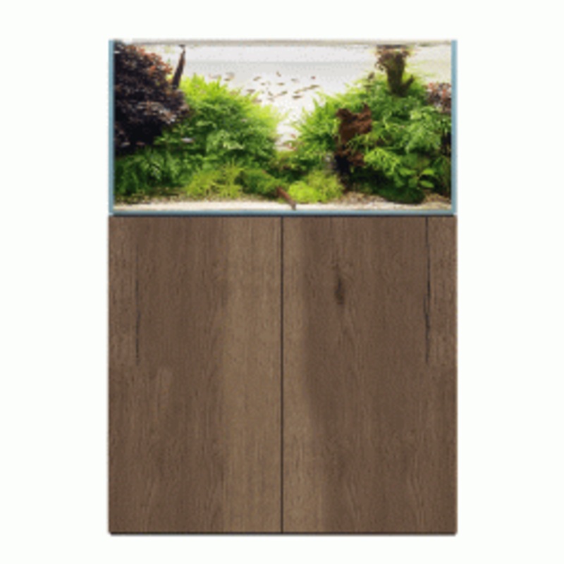 D&D Aqua-Pro Aquascaper 900 Aquarium and Tobacco Oak Cabinet