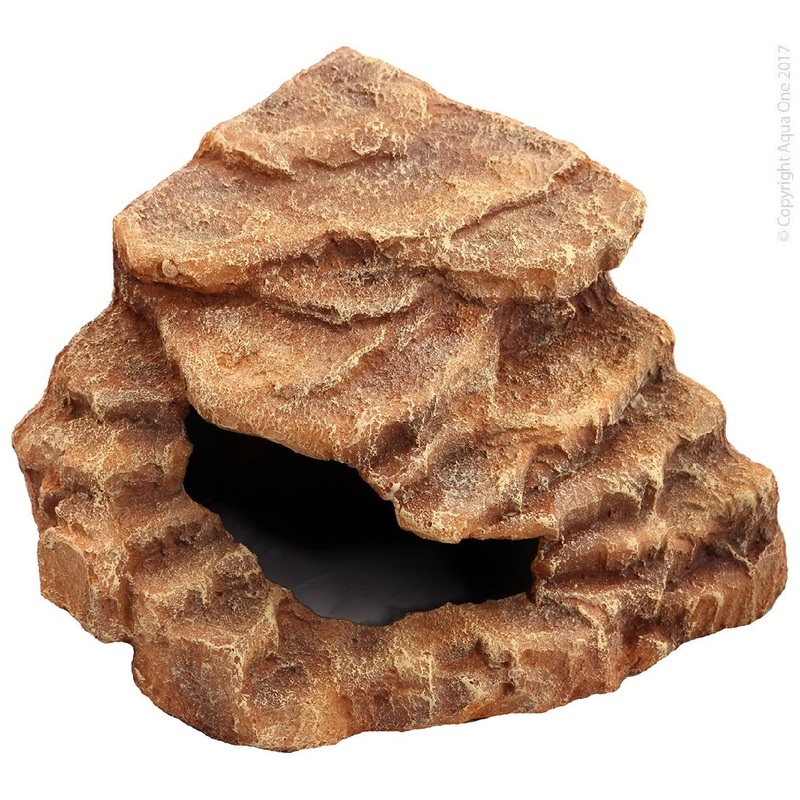 Aqua One Ornament Corner Rock Cave Large 27x27x21cm (36835)