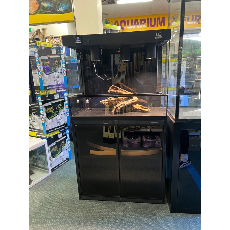 Degen Reptile Tank with Cabinet