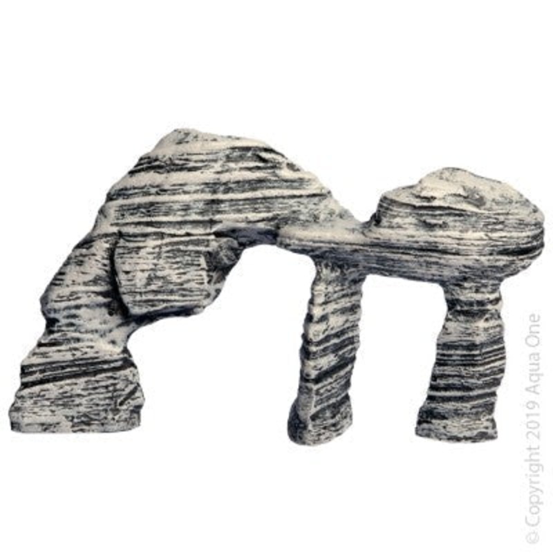 Aqua One Ornament Slim Rock Arch S 21x5x12cmh (37873)