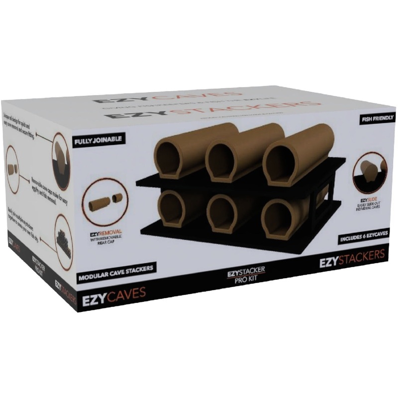 Ezyaqua Ezycave Ezy Stacker Pro Kit – Round – Light Brown