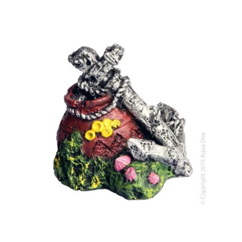 Ornament Mini Ruined Anchor Vase 7×5.5×6.5cmH