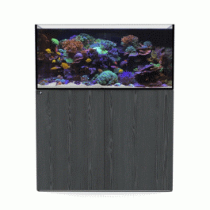 D&D Aqua-Pro Reef 1200 Aquarium and Carbon Oak Cabinet