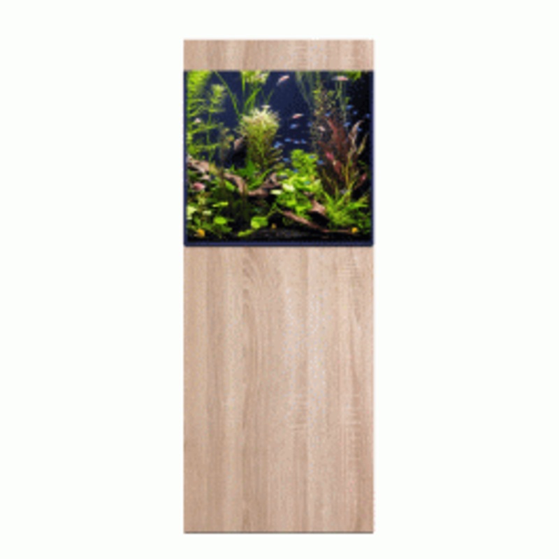 D&D Aqua-Pro Freshwater Cube 600 Aquarium and Platinum Oak Cabinet