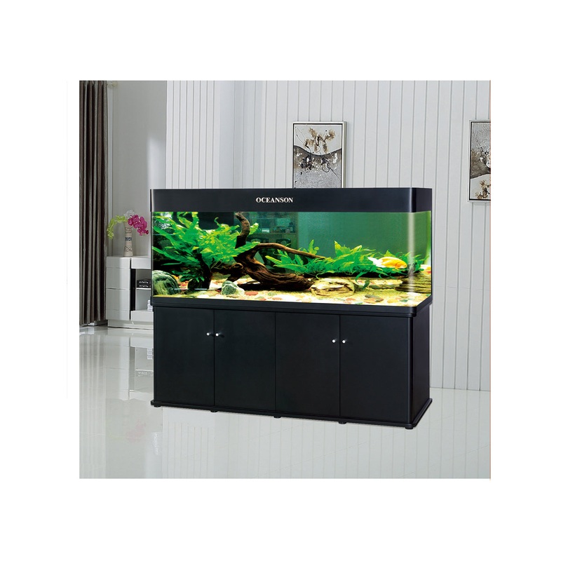 Oceanson R180 – 180cm Curved Corner Aquarium and Cabinet