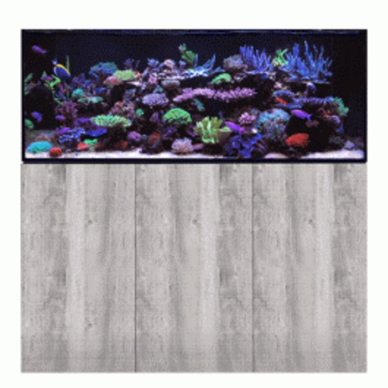 D&D Aqua-Pro Reef 1500 Aquarium and Driftwood Concrete Cabinet