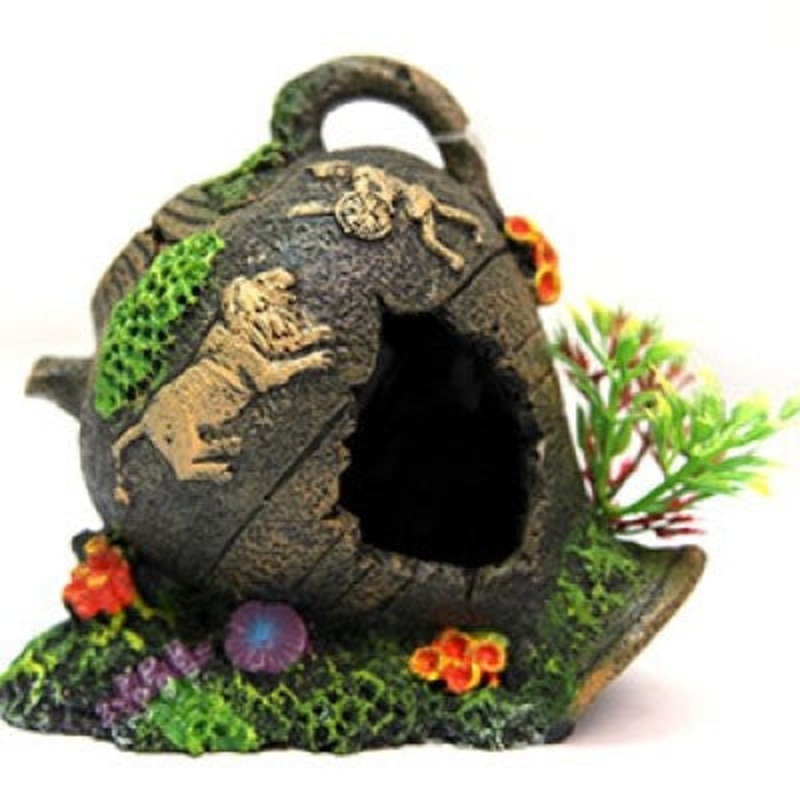 Aqua One Ornament Jar With Coral 16x11x14cm M (36705m)