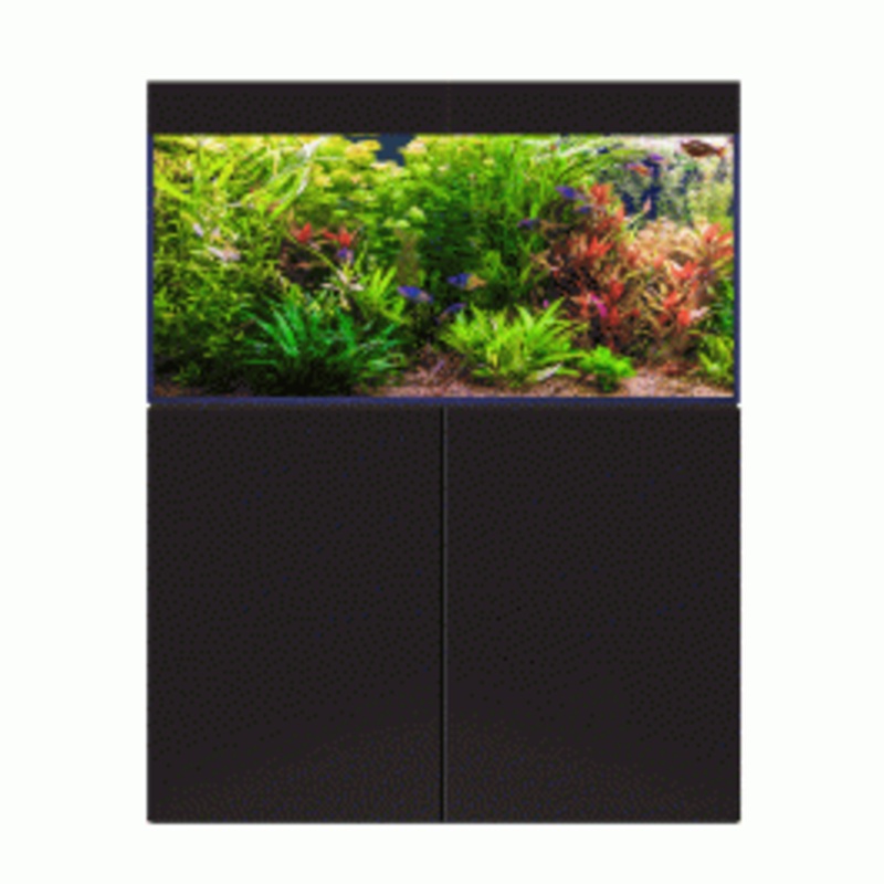 D&D Aqua-Pro Freshwater 1200 Aquarium and Black Satin Cabinet