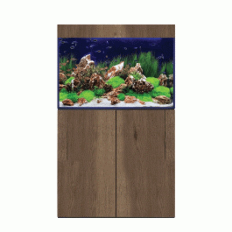 D&D Aqua-Pro Freshwater 900 Aquarium and Tobacco Oak Cabinet