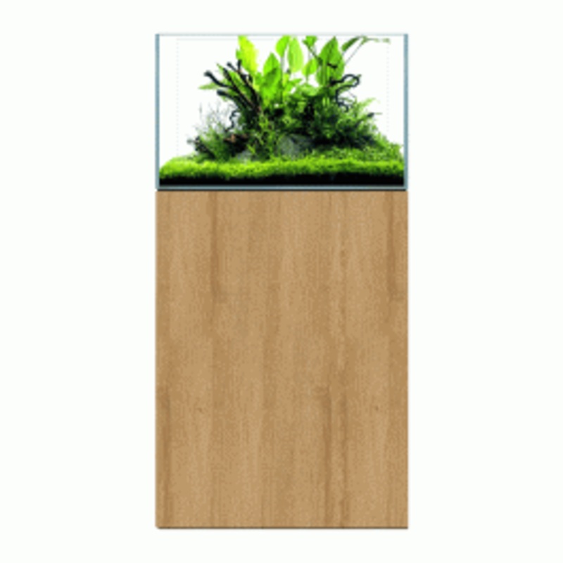 D&D Aqua-Pro Aquascaper 600 Aquarium and Natural Oak Cabinet