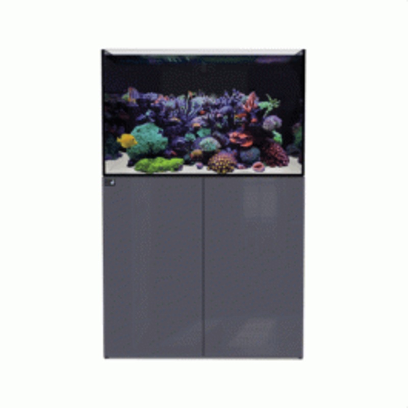 D&D Aqua-Pro Reef 900 Aquarium and Ultra-Gloss Anthracite Cabinet