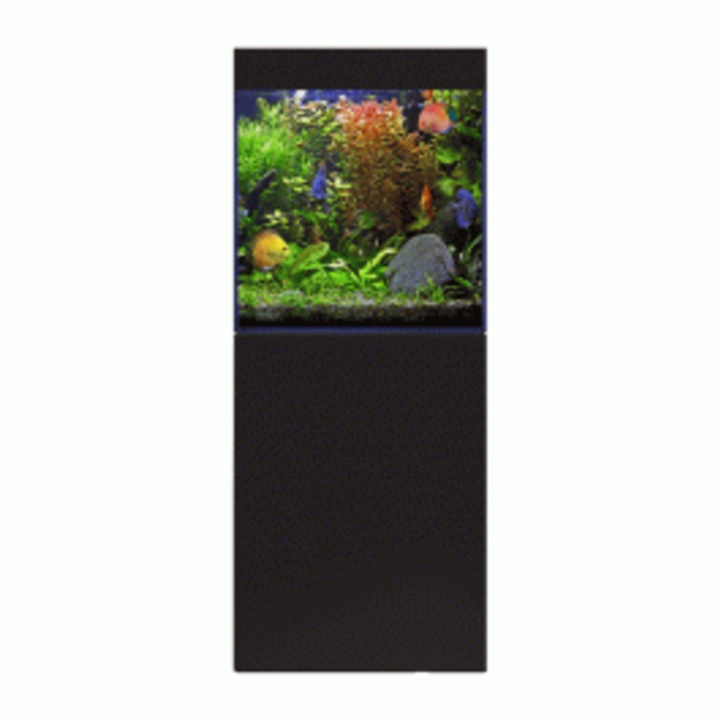 D&D Aqua-Pro Freshwater 600 Aquarium and Black Satin Cabinet