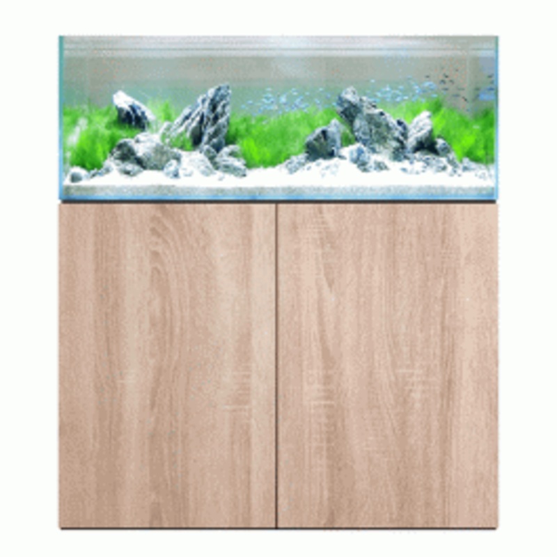 D&D Aqua-Pro Aquascaper 1200 Aquarium and Platinum Oak Cabinet