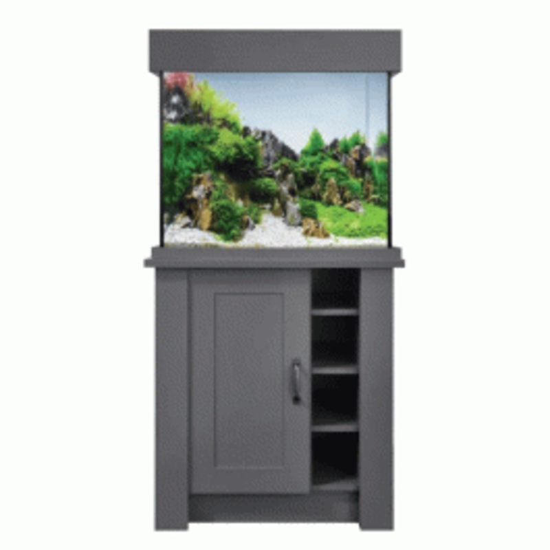 Aqua One OakStyle 110 Aquarium & Slate Grey Cabinet