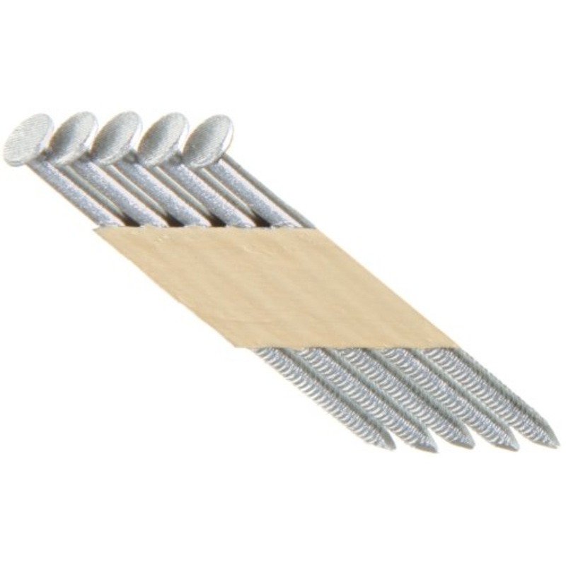 Grip Rite Prime Guard MAXC62908 33-Degree Paper Tape 3-1/4-Inch by .131-Inch Ring Shank Off-Set Round Head, Stainless Steel Nails 1000 Per Box