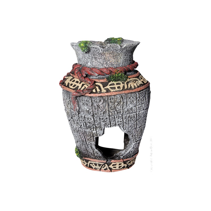 Aqua One Ornament Broken Aztec Vase Small – discontinued