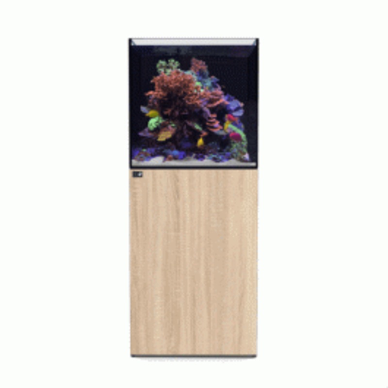 D&D Aqua-Pro Reef 600 Cube Aquarium and Platinum Oak Cabinet