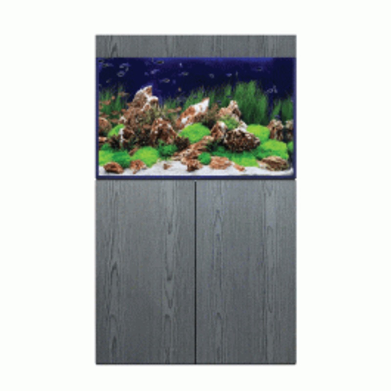 D&D Aqua-Pro Freshwater 900 Aquarium and Carbon Oak Cabinet