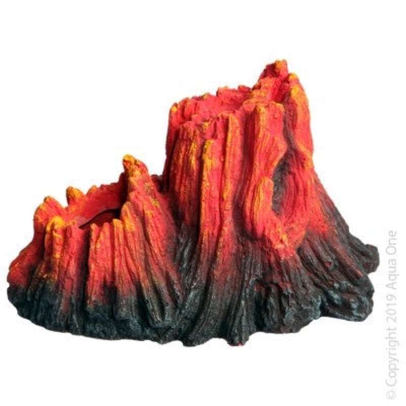 Aqua One Ornament Volcano Mountain 23.5x16x14.5cmh (36796)