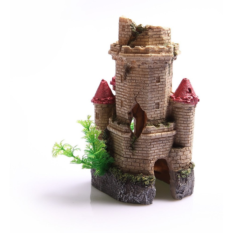 Aqua One Ornament Crumbling Underwater Tower 14×12.5×22.5cm (36861)