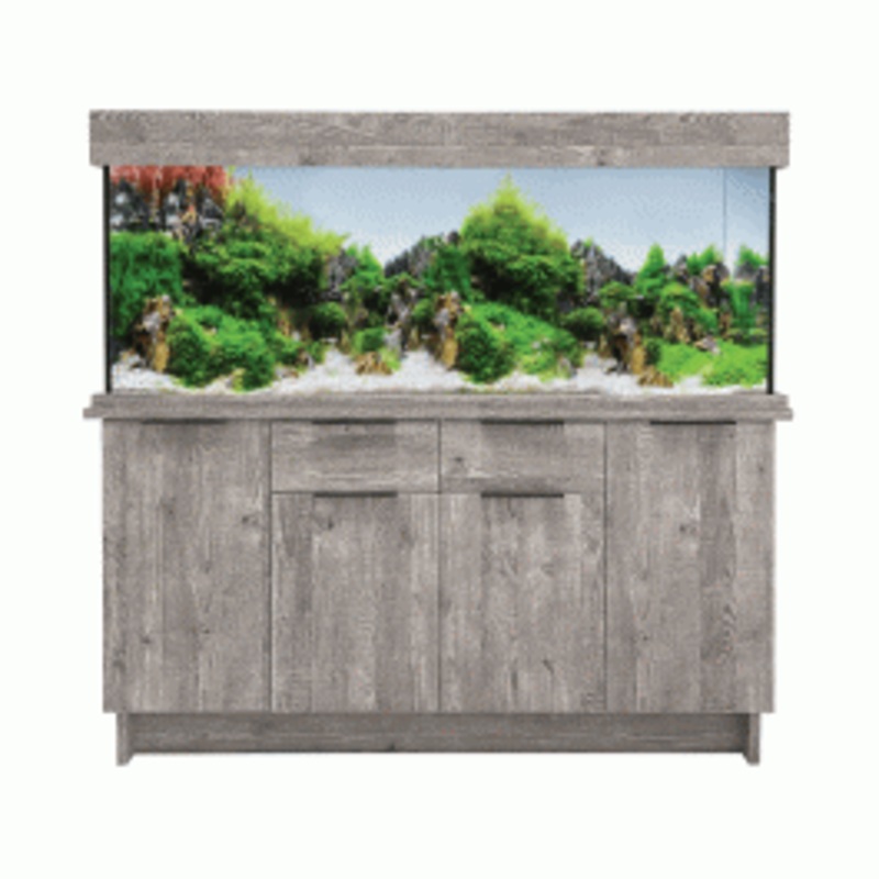 Aqua One OakStyle 300 Aquarium & Urban Grey Cabinet