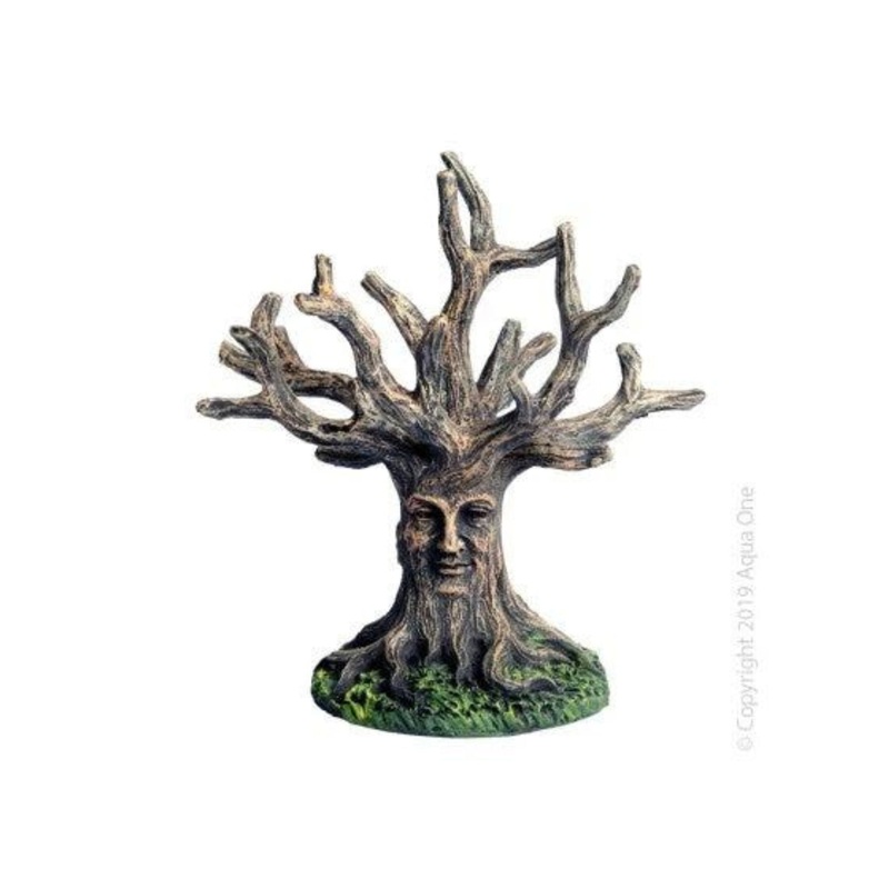 Ornament Tree With Face 12x8x13cmh