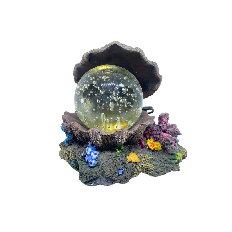 Aqua One Shell with Glass Ball Coloured Light