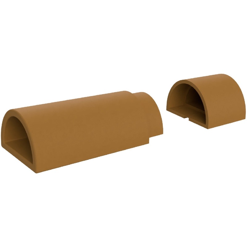 Ezyaqua Ezycave Ezycave Value 10 Pack – Light Brown / D Shape