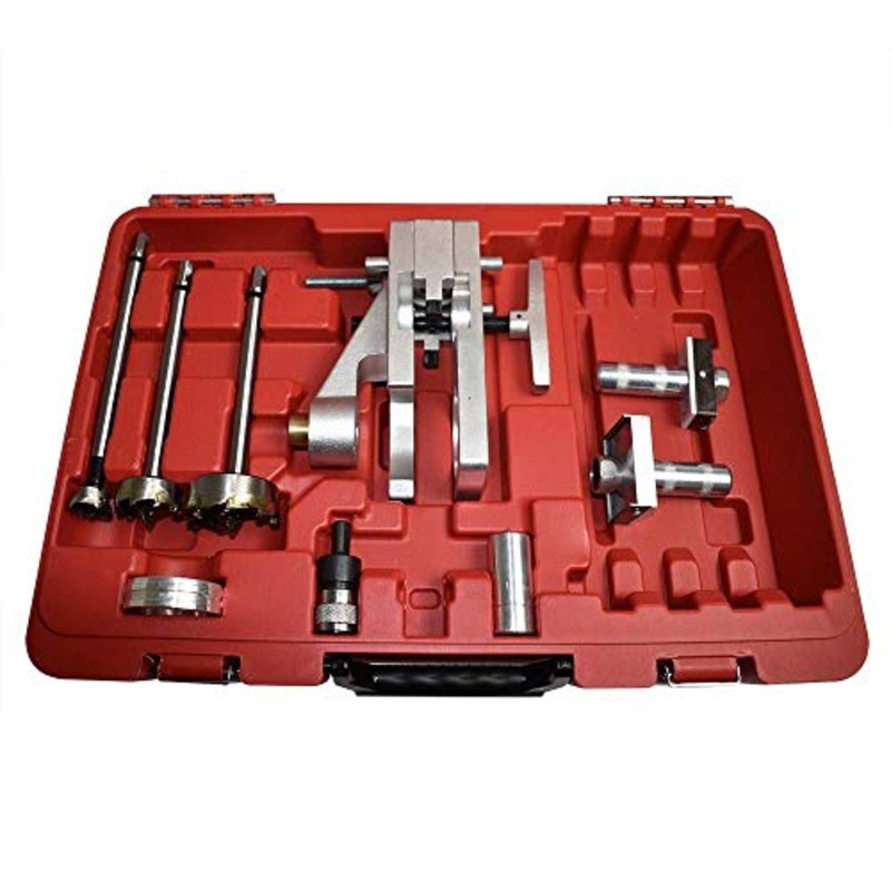 Big Horn 70125 Wood Door Lock Installation Kit, with Strike & Latch Mortiser Replace Templaco BJ-102-C3