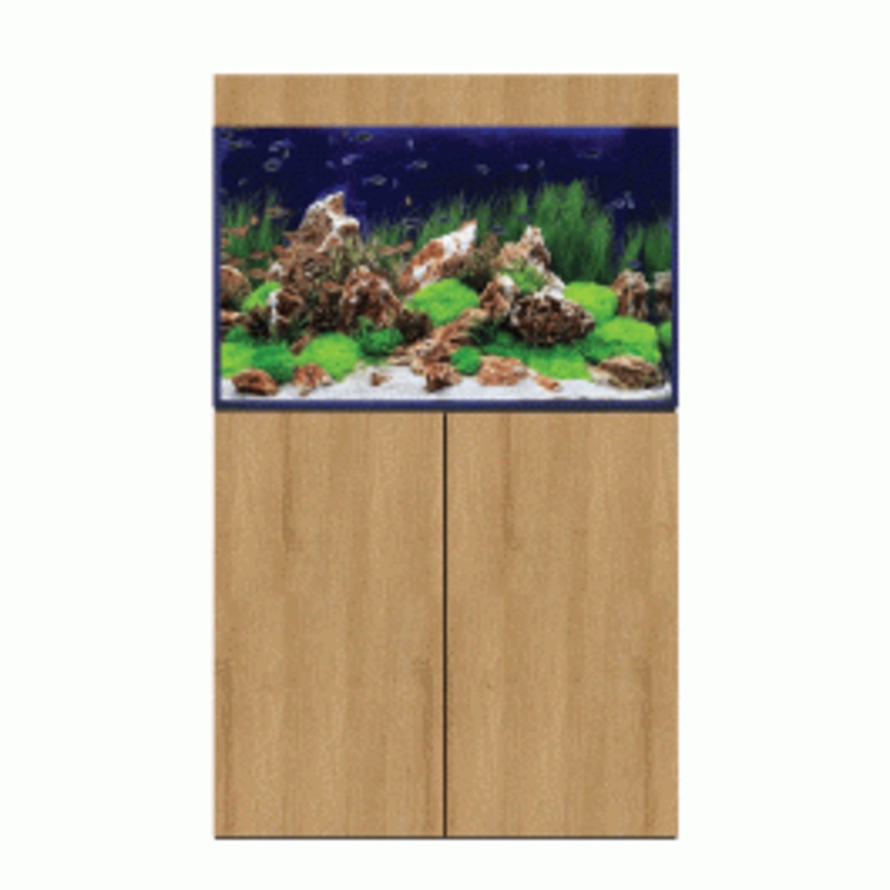 D&D Aqua-Pro Freshwater 900 Aquarium and Natural Oak Cabinet