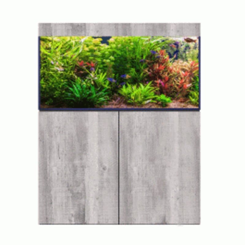 D&D Aqua-Pro Freshwater 1200 Aquarium and Driftwood Concrete Cabinet