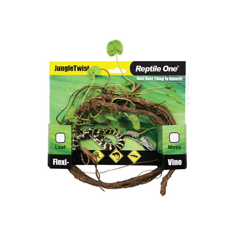 Reptile One Plant Reptile Vine Jungle Twist Leaf 1.5M