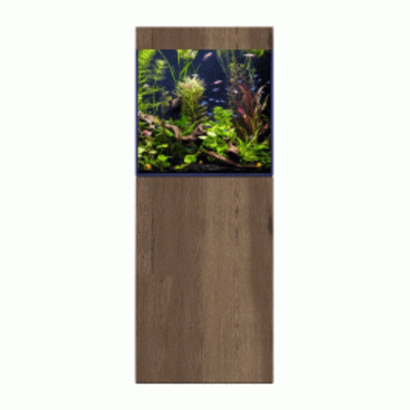 D&D Aqua-Pro Freshwater Cube 600 Aquarium and Tobacco Oak Cabinet