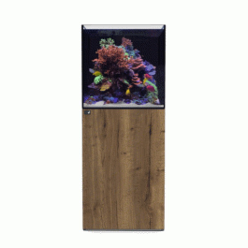 D&D Aqua-Pro Reef 600 Cube Aquarium and Tobacco Oak Cabinet