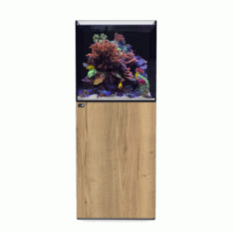 D&D Aqua-Pro Reef 600 Cube Aquarium and Natural Oak Cabinet