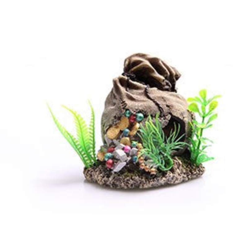 Aqua One Ornament Sunken Treasure Bag 15x12x11.5cm