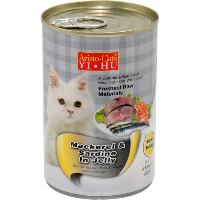 [Bundle of 24] Aristocat Mackerel & Sardine in Jelly 400g