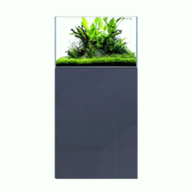 D&D Aqua-Pro Aquascaper 600 Aquarium and Ultra-Gloss Anthracite Cabinet