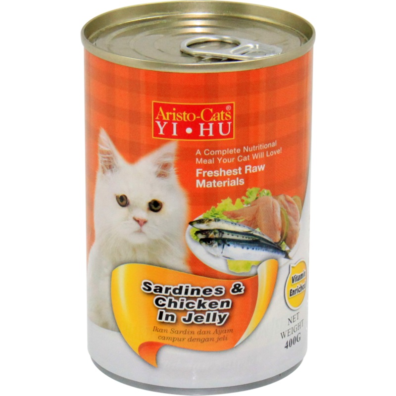 [Bundle of 24] Aristocat Sardines & Chicken in Jelly 400g