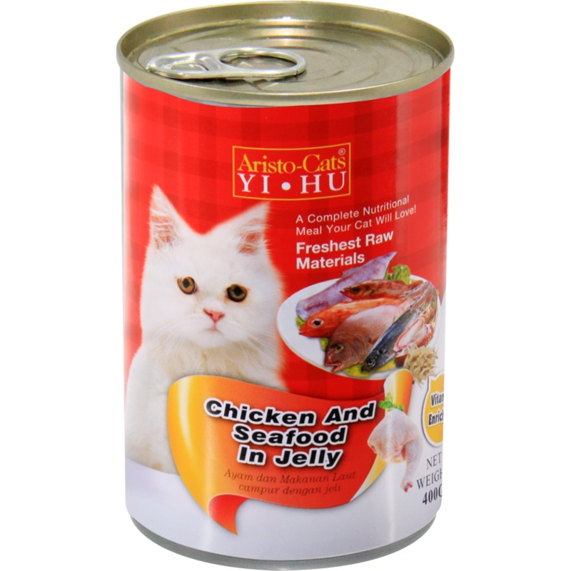 [Bundle of 24] Aristocat Chicken & Seafood in Jelly 400g
