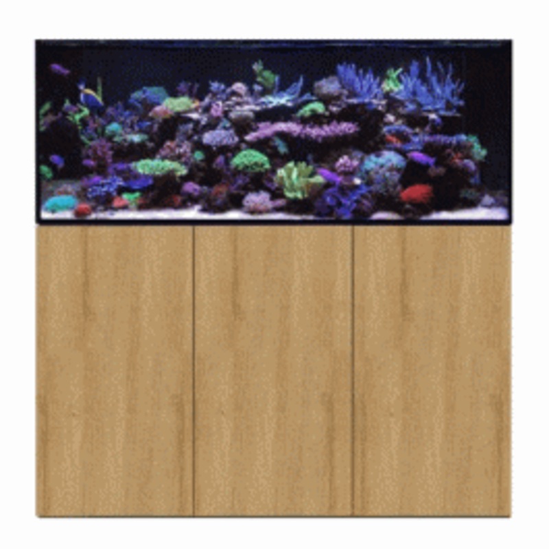 D&D Aqua-Pro Reef 1500 Aquarium and Natural Oak Cabinet