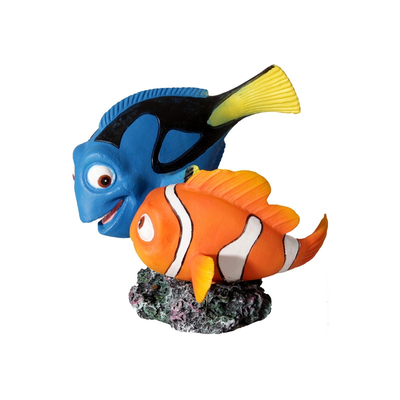 Aqua One Ornament Blue Tang And Clownfish 10×9.5×9.8cm