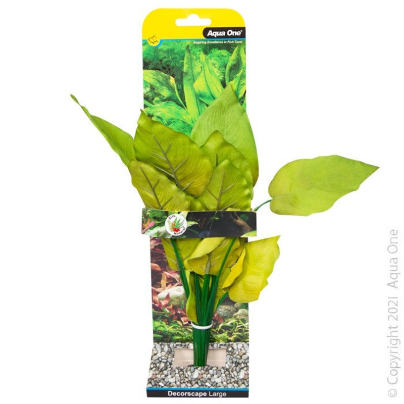 Aqua One Silk Plant Sword Radicans Large 30cm (24123)